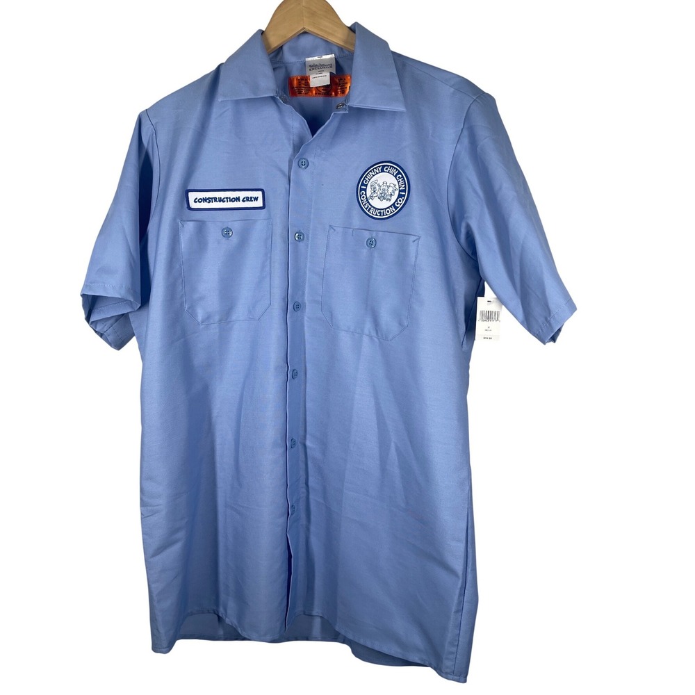Walt Disney Imagineering Three Little Pigs Construction Crew Work Shirt Mens M